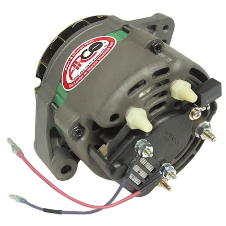 Arco Marine Premium Replacement Alternator w/Multi-Groove Serpentine Pulley, 12V & 65A 60060